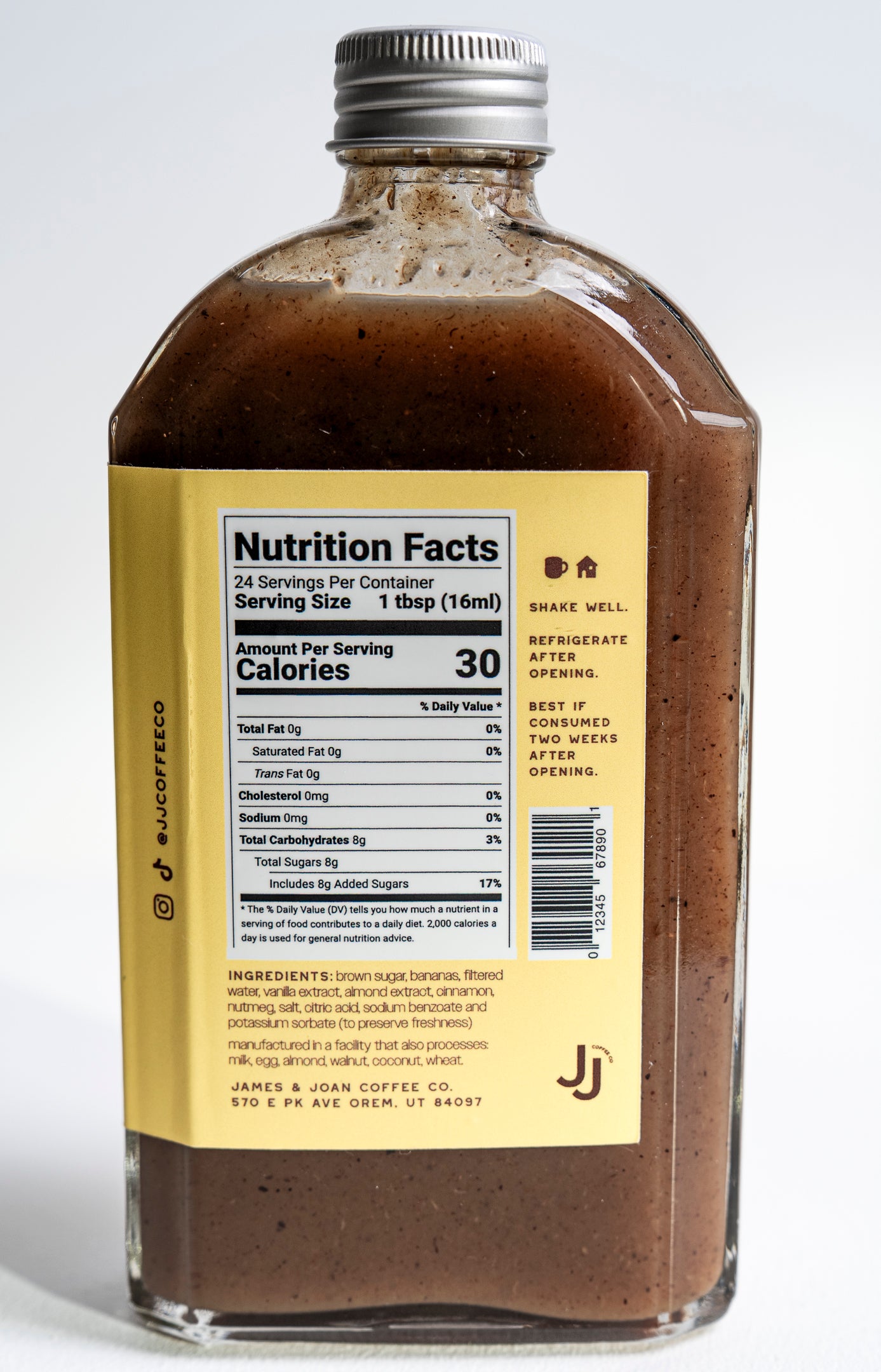 brooke's banana bread syrup